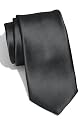 New Skinny Slim Narrow Solid Black 2" Inch Necktie Tie