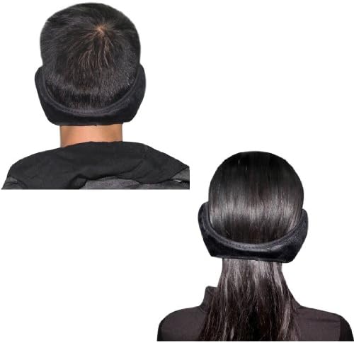 Unisex Premium Quality Warm Winter Ski & Snow Ear Muffs / Ear Covers / Ear Warmers - One Size Fits Most - Black