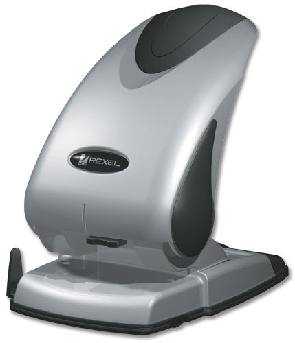 Rexel - Réf 2100982 - Premium P265 - Perforateur de bureau 2 trous - Capacité 65 x 80 g/m² - Argent/noir (Import Royaume Uni)