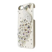 3D Pearl Bling PeacockHard Case Iphone5