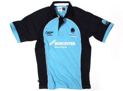 Worcester Warriors 2011/12 Training Shirt Sky Blue - size S Worcester Warriors 2011/12 Training Shirt Sky Blue - size S