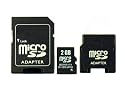 2 GB microSD Speicherkarte für Nintendo DS / DS Lite inkl. Adapter auf miniSD und SD, micro secure digital, sandisk, kingston