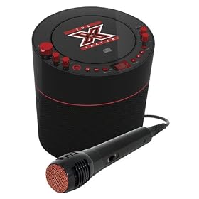The X Factor CLS-18 CDG Karaoke Machine - Red and Black