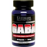 Ultimate Nutrition GABA Capsules, 90-Count Bottles (Pack of 2)