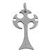 Peerless Gothic Cross Stainless Steel Pendant 1.5 Inch