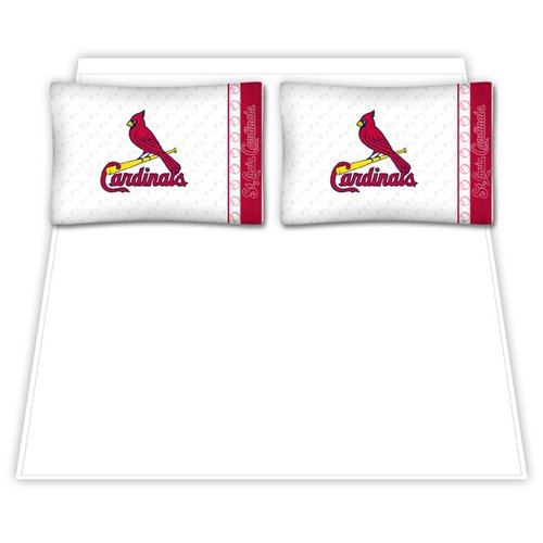 St. Louis Cardinals Queen Sheet Set