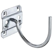 Triton 55230 3-7/8" Curved Hook 5pk Lochook Pegboard Hook