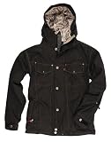 686 Levi Trucker Men's Snowboard Jacket - Black Twill Denim