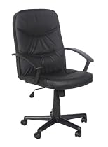 Snappy SNA300T1 Leather Faced Manager Chair covered in Buffalo Split Leather
