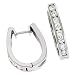 Jewelry : 14k White Hinged 1.15 Ct Diamond Earrings