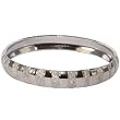Fashion Costume Jewelry Rodium Plated Bangle Bracelets 2.5 inches