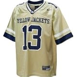 Georgia Tech Yellow Jackets 2012 Nike Youth #13 Replica Football Jersey (Yth Small)