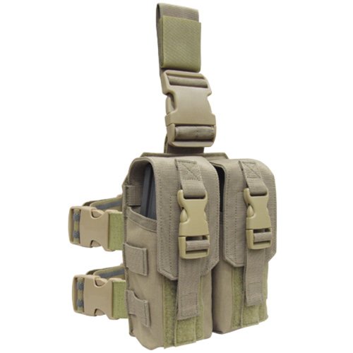 Condor Drop Leg M4 Mag Pouch (Tan)