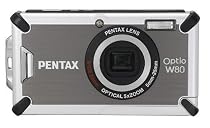 PENTAX 防水デジタルカメラ OPTIO (オプティオ) W80 ガンメタルグレー 1200万画素 光学5倍ズーム OPTIOW80GG