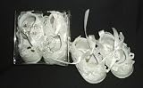 from Soft Touch Satin Christening Wedding or Special Occasion Baby Shoes (Model STB95W)