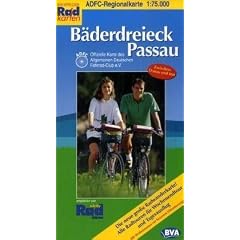 ADFC-Regionalkarte B�derdreieck/Passau 1 : 75 000