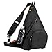 Yens Mono-Strap Backpack, 6BP-05 (Black)