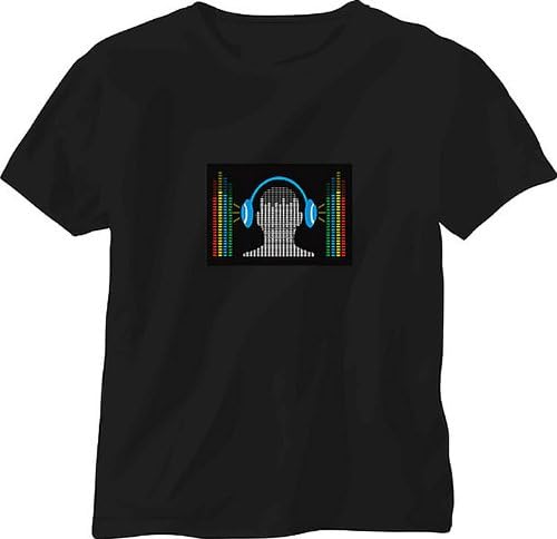 Headphones Sound Activated T-Shirt - Small