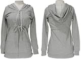 ROMEO & JULIET COUTURE Multi-Pocket Zip-Up Hoodie