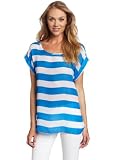 Jones New York Womens Woven T-Shirt