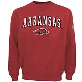 Arkansas Razorbacks Cardinal Automatic Crew Sweatshirt