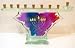 Hanukkah Menorah Multi Color Modern Art Jewish Religion