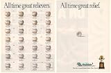 1989 Rolaids Baseball Relief Pitchers 1976-89 2-Page Print Ad (19489)