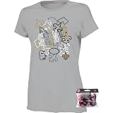 Reebok New Orleans Saints Girls (7-16) Logo Bandz T-Shirt and Bandz Set Medium