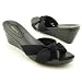 STYLE & CO Alice Sandals Slides Shoes Black Womens