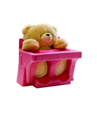 Lil' Cushi Tush Toy Seat with Forever Friends Bear - Pink