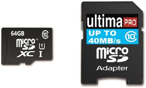Memzi 64GB Class 10 40MB/s Ultima Pro Micro SDXC Memory Card with SD Adapter for HTC Cell Phones Released in 2013 or 2014