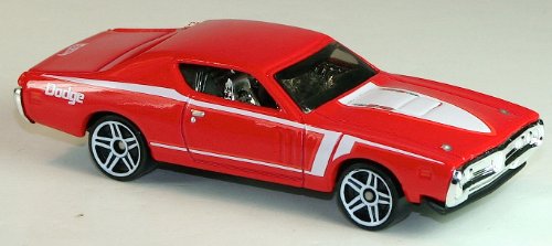Hot Wheels - '71 Dodge Charger (Red) - Muscle Mania, Mopar 12 - 5/10 ~ 85/247 [Scale 1:64]