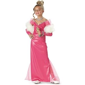 Hollywood Starlet Costume Girl - Child Medium by 