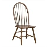 IMAGE OF Carolina Cottage Chestnut Finish Colonial Windsor Dining Chair