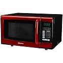 Emerson 900-Watt Microwave Oven - Red