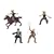 Exclusive to Amazon.co.uk.  Le Toy Van - Papo Cowboys  (Cowboy with Moustache / Cowboy with 2 Colts / Cowboys Horse with Saddle / Sheriff / Cowboy with Lasso )