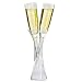 Kitchen & Housewares : Toasting Flutes in Vase Set