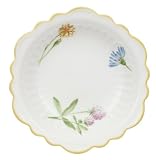 Villeroy & Boch My Garden 6 1/2  teacup saucer/bread & butter plate, set of 6