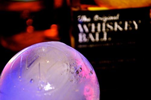 The Whiskey Ball (2 Pack) - whiskey/scotch jumbo spherical ice ball silicone mold