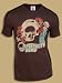 Junk Food The Grateful Dead Skull and Roses Black Wash Adult T-Shirt Tee