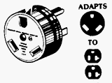 GE Industrial Dept. AD3020 Travel Trailer Adapter