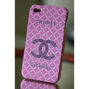 Ezmarket designer print pink iphone 4 front & back case cover