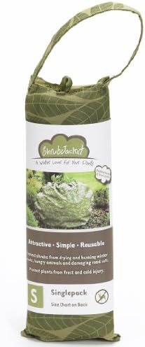 Shrub Jacket & Season Extender - Frost Blanket for Winter Protection - Reusable Plant Cover for Small Plants & Bushes - Protector Guard from Deer & Rabbit - Small - by Plumstone