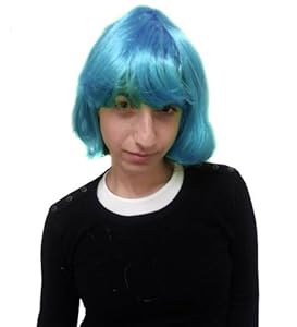 Blue Mod Wig