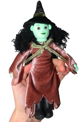 The Puppet Company Finger Puppets Witch (Green)