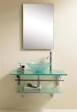 DreamLine DLVG-1002-CF Glass Vanity, Frosted