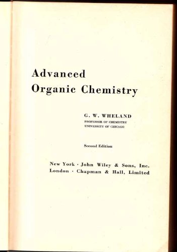 Advanced Organic Chemistry