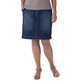 Women's Plus Size Merona Denim Skirt - Blue