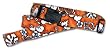 Designer Hawaiian Dog Collar - Orange Hawaiian Print Collar - X-Large (XL) - Made in USA