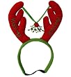 Dog Antlers - Plush Puppies "Kiss Me" Reindeer Antlers - Medium
